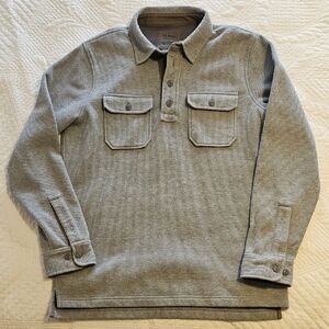 L.L. Bean Men's Gray Casual Button Down Shirt